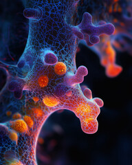 Poster - Exploring the intricate details of a neuro-map visualization at twilight