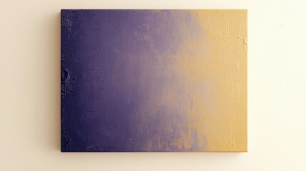 Wall Mural - gradient canvas with soft purple and warm yellow texture background