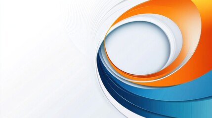 Poster - colourful business template with swirl elements. vector background eps 10