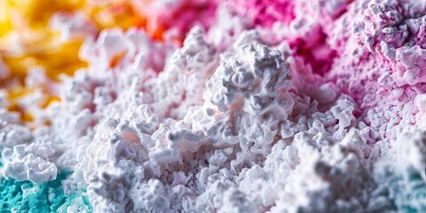Poster - A pile of powdered sugar is on a table