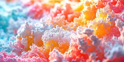 Aufkleber - A colorful cloud of powdered sugar