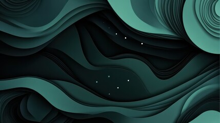 Poster - Dark green abstract background. Vector design eps 10