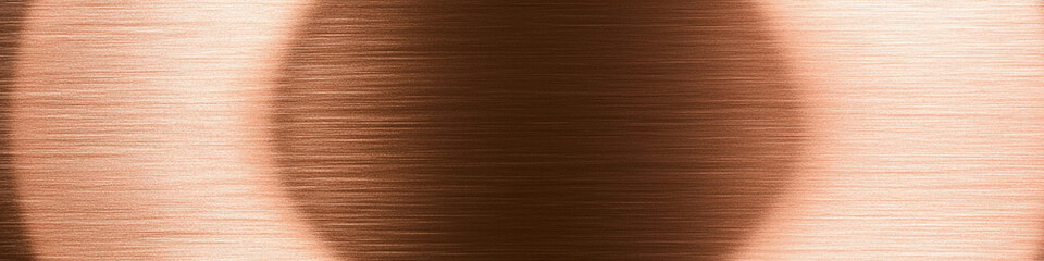 Poster - Textured metallic surface with circular pattern and light play