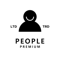 Leinwandbilder - People abstract letter A logo icon design