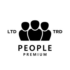 Leinwandbilder - People abstract letter A logo icon design