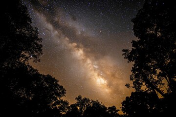 Wall Mural - stunning view of a spiral galaxy showcasing vibrant colors and countless stars in the night sky