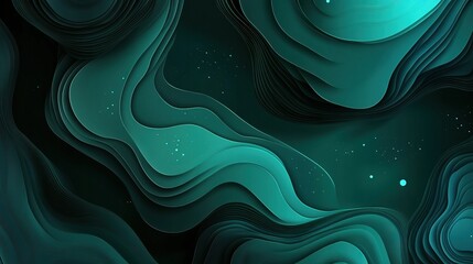 Poster - Dark green abstract background. Vector design eps 10