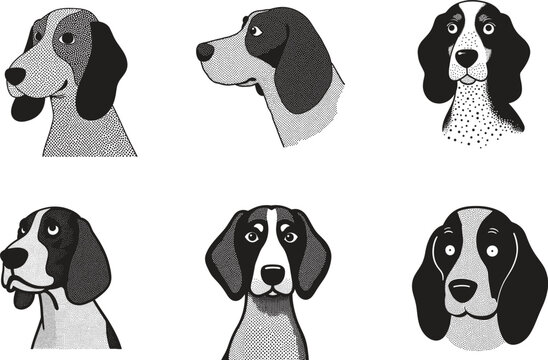Dog line icon. Editable Stroke