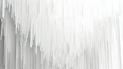 Poster - Abstract white textured background with vertical lines creating a sense of depth and movement