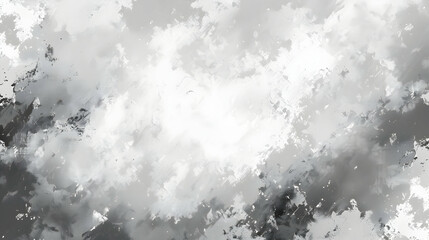 Poster - Abstract gray cloud texture with soft gradients and brush strokes, suitable for backgrounds