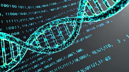 Leinwandbilder - Exploring the intricate relationship between genetics and technology in modern science
