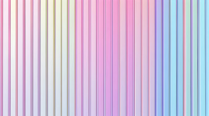 Poster - Abstract gradient stripes in pastel colors creating a soft, calming visual effect