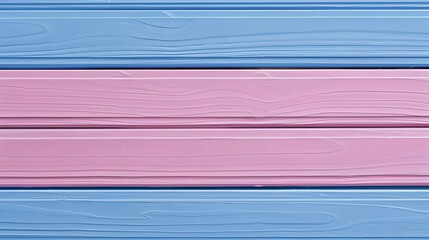 Poster - Colorful wooden planks in alternating shades of blue and pink, creating a vibrant background