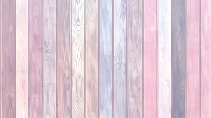 Poster - A serene pastel wood paneling with varying shades, creating a calming backdrop for design projects