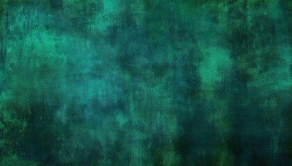 Aufkleber - deep emerald green textured abstract background with grunge effect, artistic canvas for digital design, print, and branding