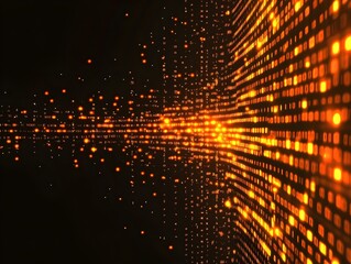 Wall Mural - digital background perfect for tech processes, neural networks, artificial intelligence, data transf