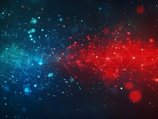 Wall Mural - digital background perfect for tech processes, neural networks, artificial intelligence, data transf
