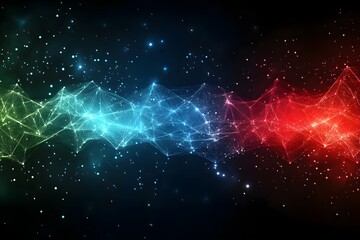 Wall Mural - digital background perfect for tech processes, neural networks, artificial intelligence, data transf