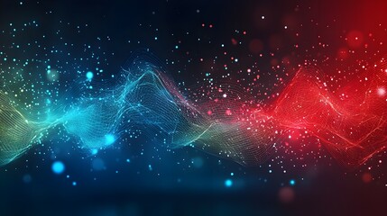Wall Mural - digital background perfect for tech processes, neural networks, artificial intelligence, data transf