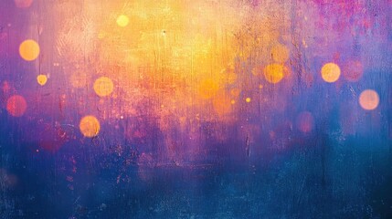 Poster - Vibrant abstract background with blurred bokeh and rich color blend