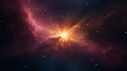 Poster - A stunning image capturing a massive supernova explosion set against deep space, showcasing the beauty of cosmic phenomena.