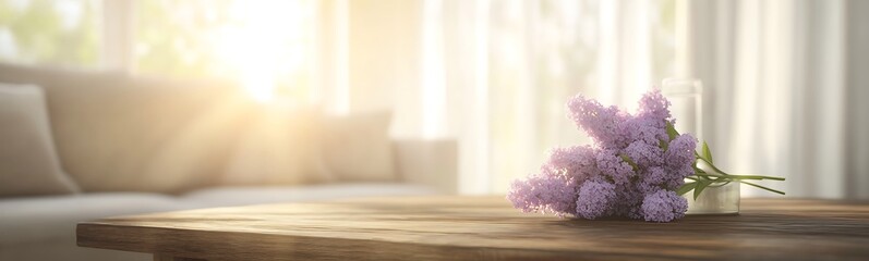 Poster - Cozy spring-inspired interior photo featuring bright decor and warm ambiance, perfect for home design and lifestyle inspiration.