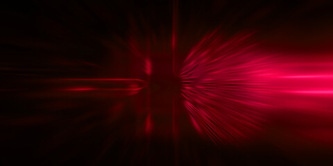 Poster - 2d illustration abstract futuristic electronic circuit technology background