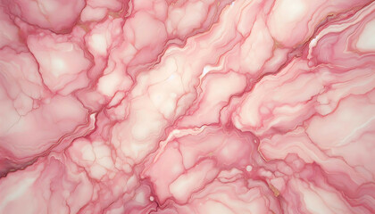 Elegant pink and gold marble texture in abstract design.