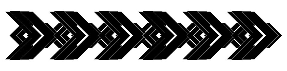 Poster - Black isolate vector arrows on white background.