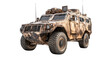 © TCC Sport - A military vehicle with a tan and brown color