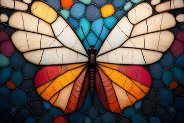 Poster -  butterfly wing texture