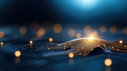 Poster - Abstract Photorealistic Circuit Board Background