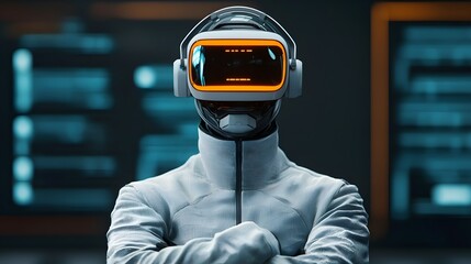 Poster - Futuristic Holographic Digital Rights Awareness Campaign Featuring AI Driven Internet Safety Education and Real Time Privacy Protection Tips