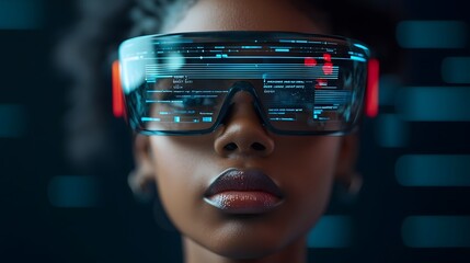 Poster - Futuristic Holographic Youth Empowerment Campaign featuring AI Driven Education Accessibility Tracking and Customizable Digital Learning Resources for the 21st Century Learners