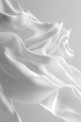 Canvas Print - White Cloth Close Up