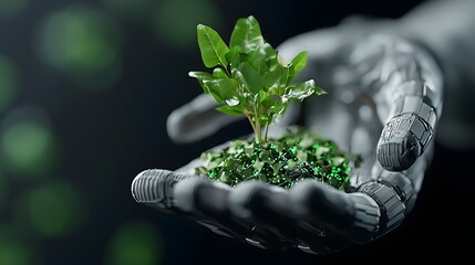 Poster - smart holographic sustainability tracking for corporate environmental responsibility and ethical sup