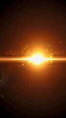 Wall Mural - Ethereal light transformation: glowing orb evolution in dynamic motion burst