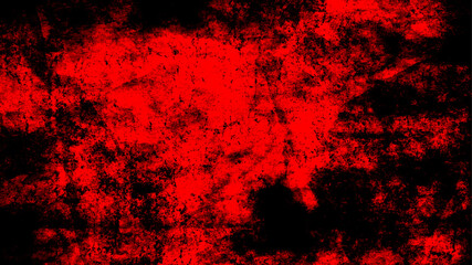 Aufkleber - red grunge background. abstract red background with black grunge elegant vintage horror.
