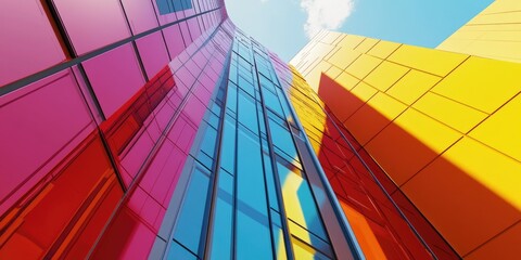 Poster - Colorful Building