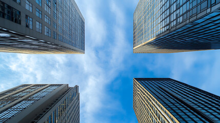 Wall Mural - Building floor sky architecture.