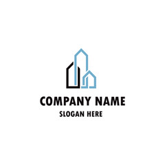 Fototapete - Real Estate Vector Logo Design