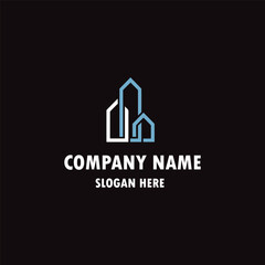 Fototapete - Real Estate Vector Logo Design