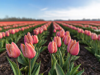 Wall Mural -  tulip field dream