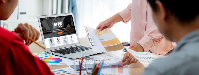 Poster - blogging concept, web blog social media information network brisk. social media online content, free
