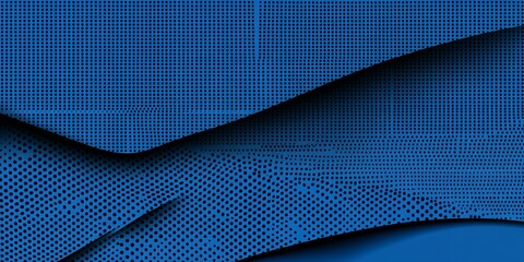 Poster - Abstract Blue Halftone Background Design Modern Stylish Pattern Texture