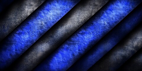 Poster - Abstract Blue and Black Diagonal Texture Background Design Graphic Wallpaper