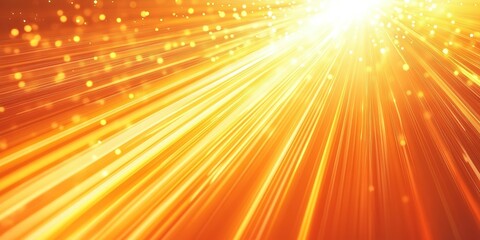 Poster - Bright rays of light create a warm glow in a captivating abstract display of colors and patterns