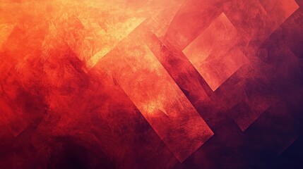 Poster - Abstract background features glowing red geometric shapes and textures