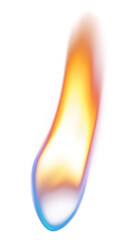 Wall Mural - png candle blue flame fire background light.