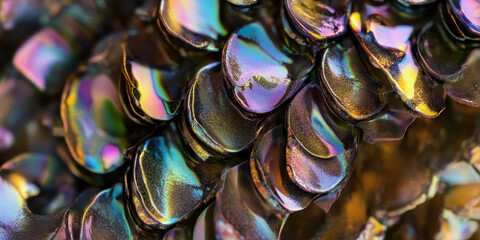 Poster - abstract iridescent glitter background